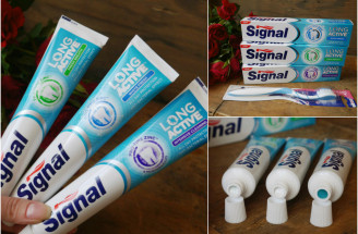 TEST: Signal Long Active zubné pasty a zubná kefka