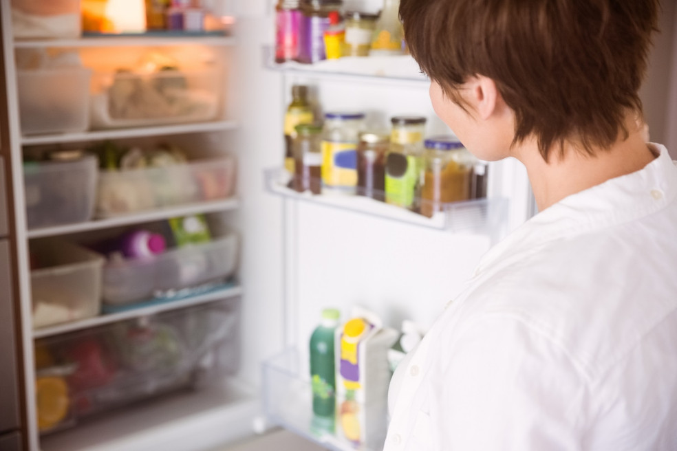 umiestnenie potravín v chladničke