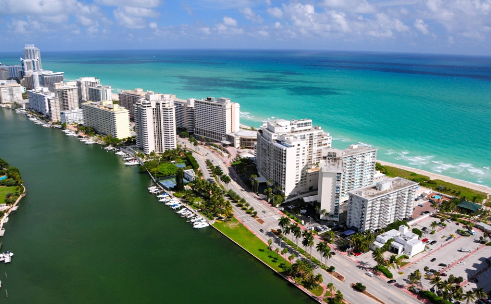 Miami -  mesto pláži a večernej zábavy