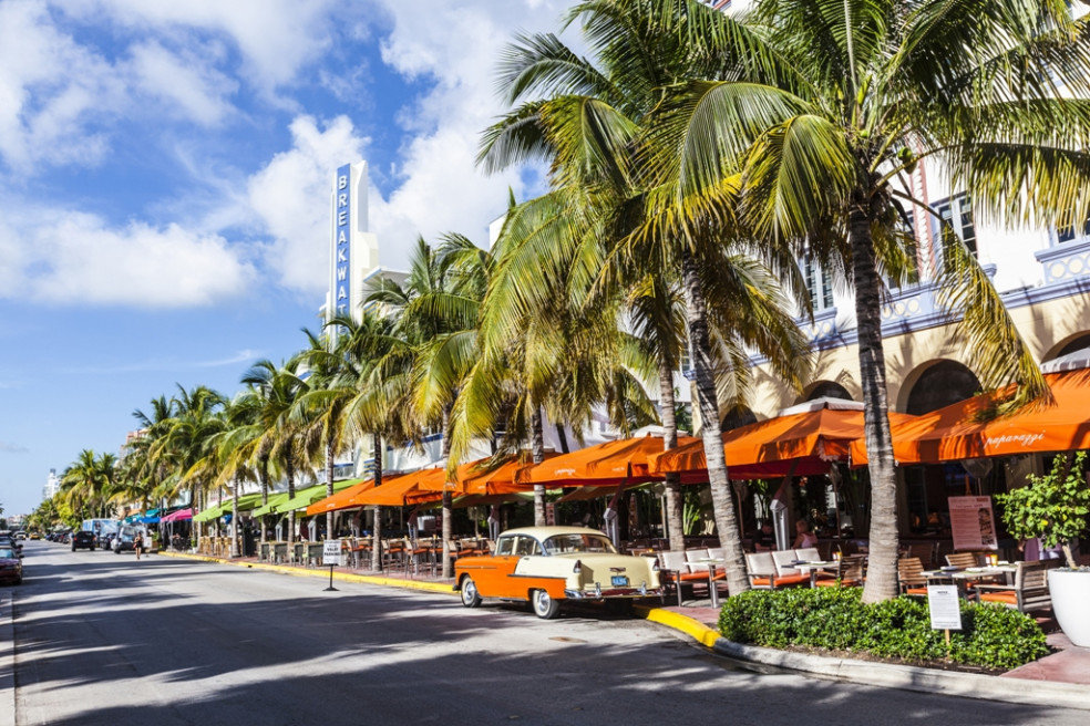 Miami -  mesto pláži a večernej zábavy