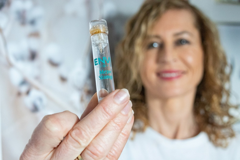 Mezoterapeutický kozmetický nástroj s 20 titánovými ihličkami