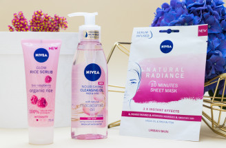 TEST: Nová pleťovka NIVEA - píling, textilná maska a odličovací olej