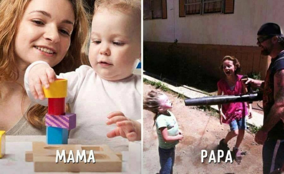 Mama vs. otec: Rozdielny pohľad na zábavné hry