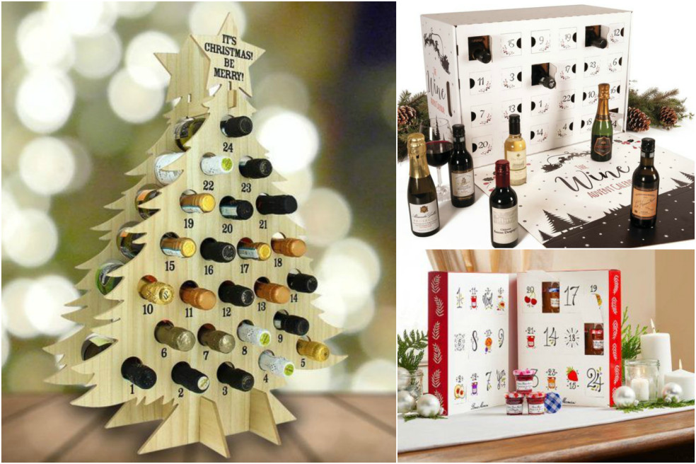 adventný kalendár s alko napojmi