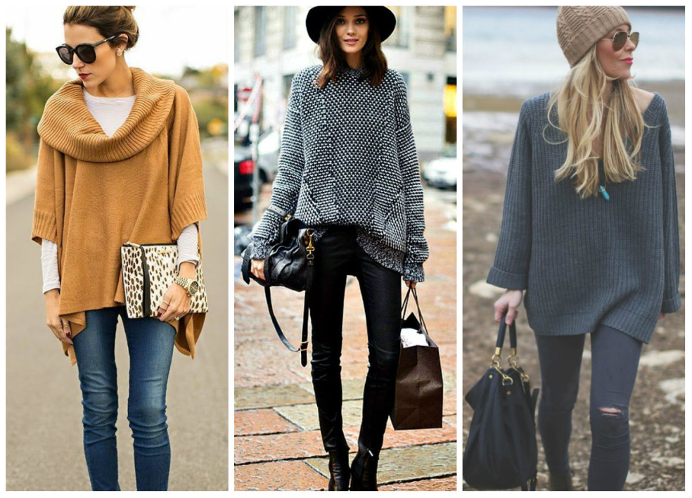 Oversized svetre - najlepšia voľba na zimu