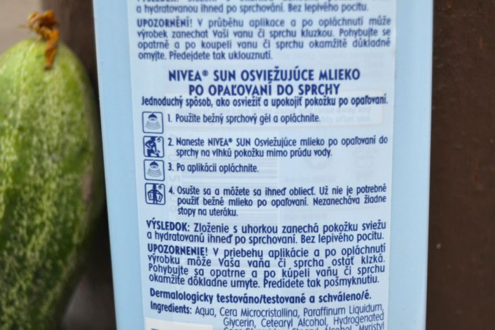 Nivea Sun – Osviežujúce mlieko po opaľovaní do sprchy