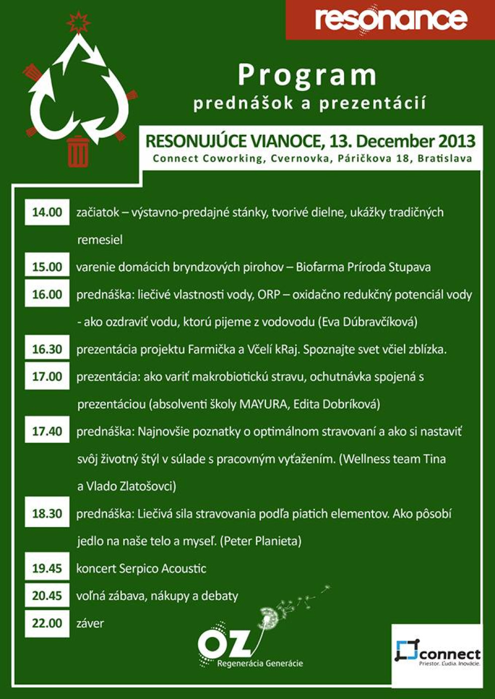 resonance vianoce program