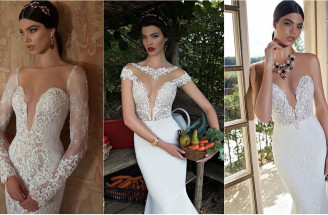 Elegantné a sexi svadobné šaty BERTA 2015
