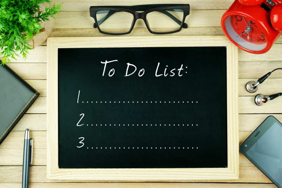 Predíďte stresovým situáciám. Napíšte si zoznam povinností, aby ste na nič nezabudli.
