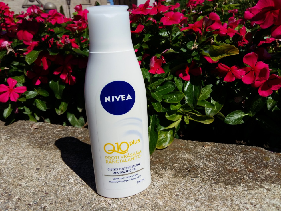 recenzia čistiaceho pleťového mlieka NIVEA Q10 Plus