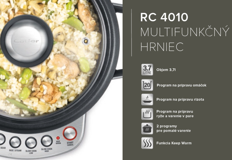 súťaž multifunkčný hrniec RC 4010 Catler