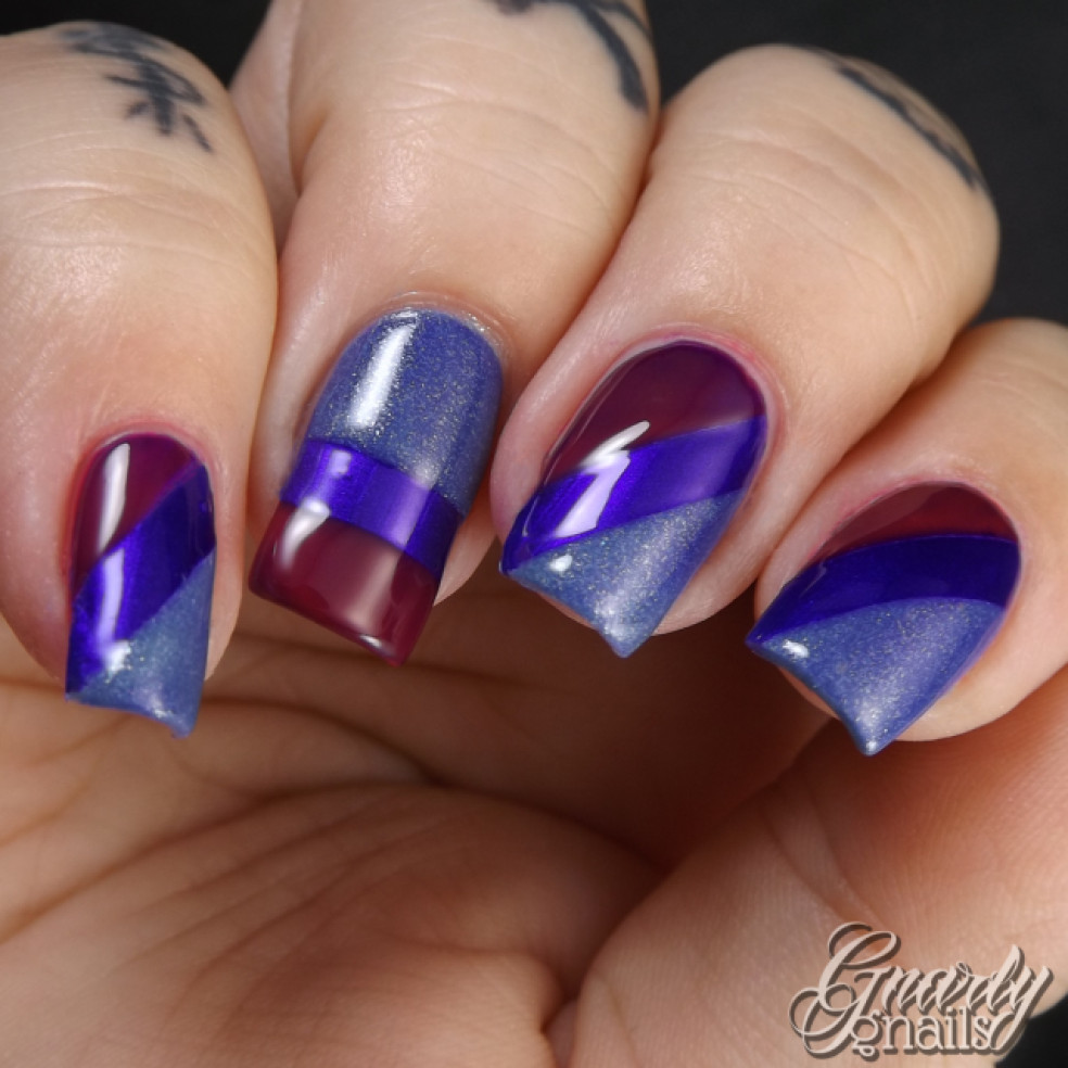 NailArt s použitím pásky