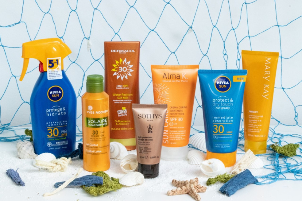 opaľovacie prípravky s SPF 30