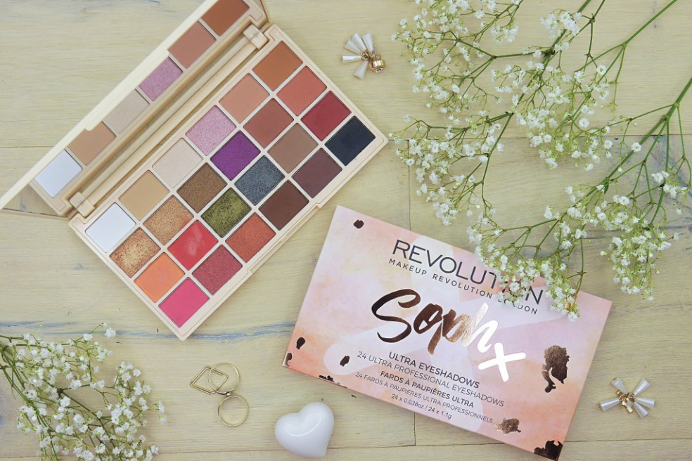 Makeup Revolution Soph X paleta očných tieňov