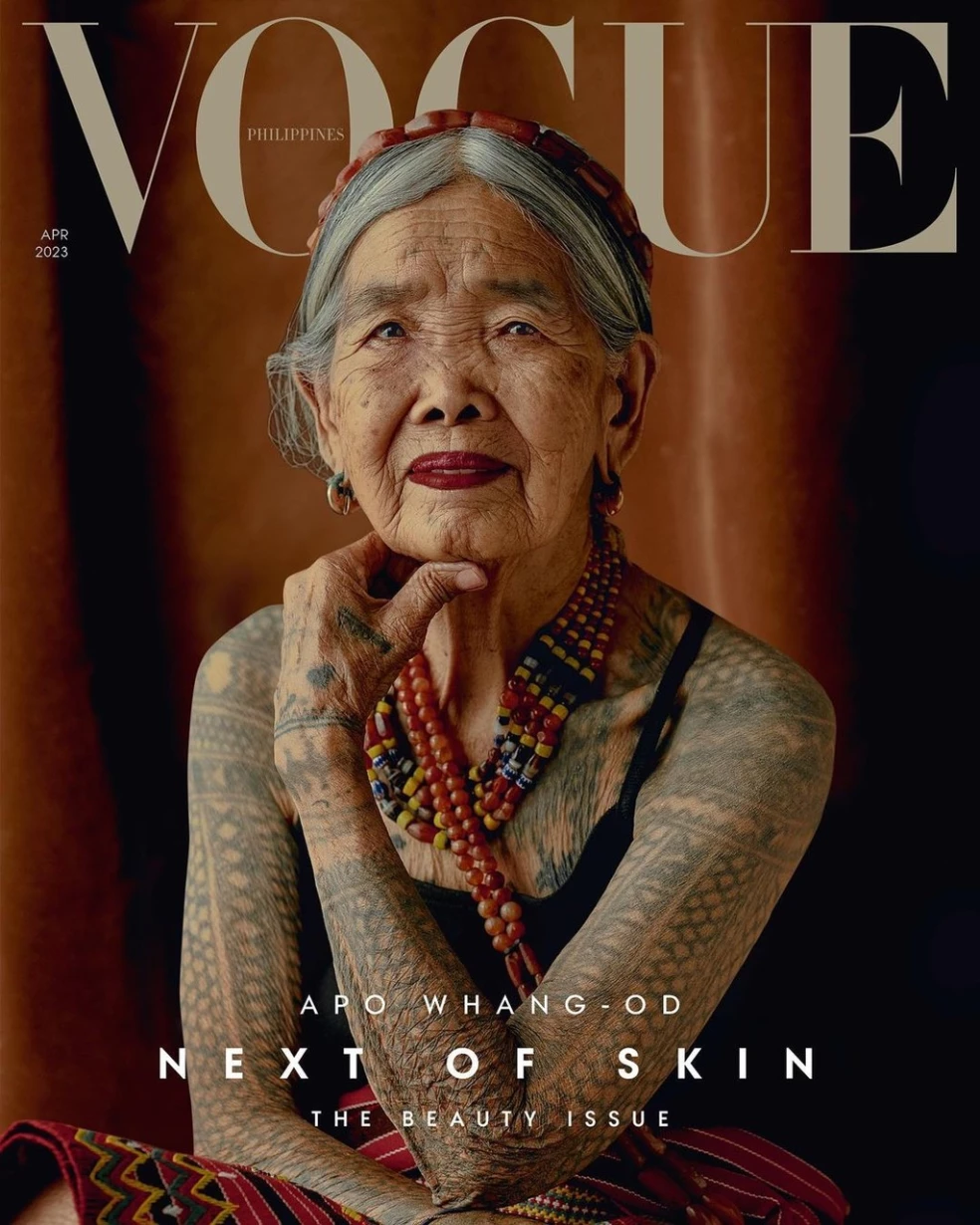tatérka na obálke Vogue