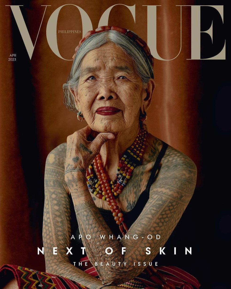 tatérka na obálke Vogue