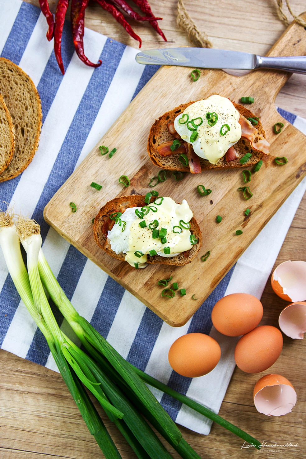 Recept: Vajcia Benedikt s opekanou slaninou