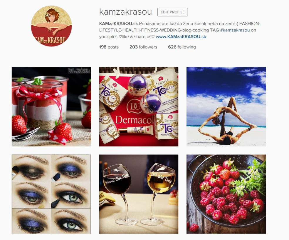 instagram kamzakrasou