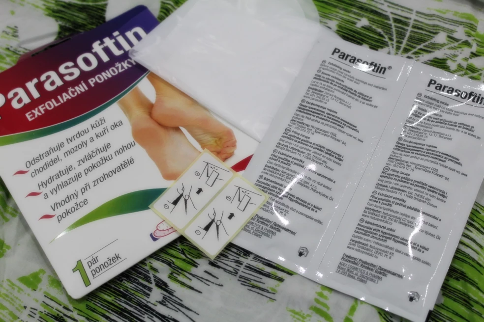 recenzia Parasoftin Exfoliačné ponožky