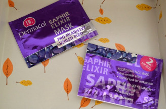 TEST: DERMACOL vyživujúca pleťová maska so zafírom