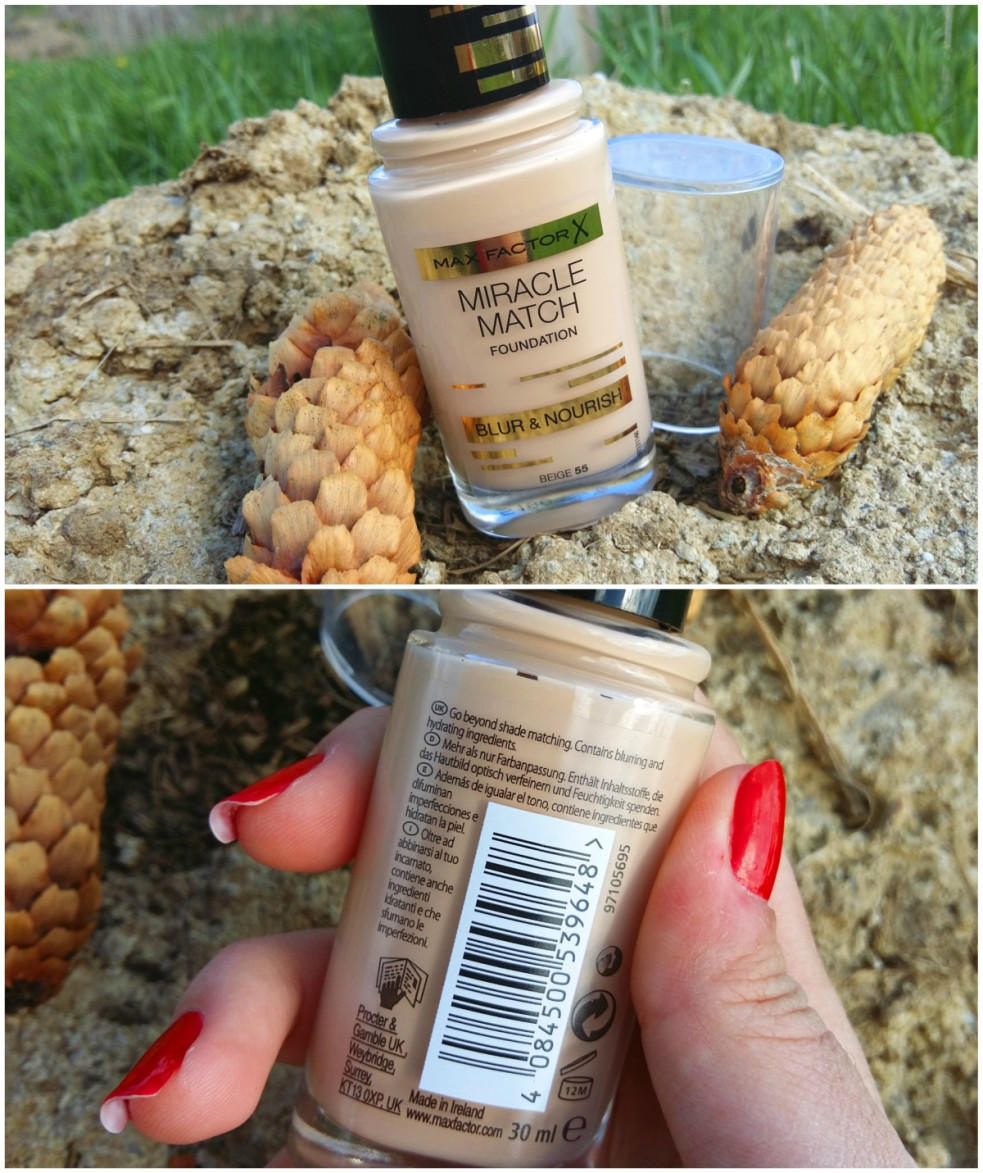 TEST: Max Factor - Miracle Match - make up (30ml)