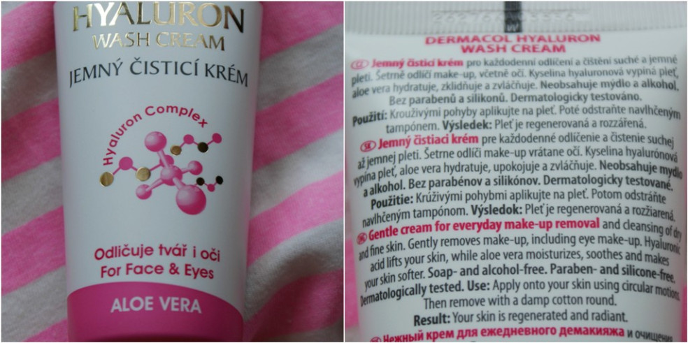 TEST: DERMACOL - Hyaluron Jemný Čistiaci Krém