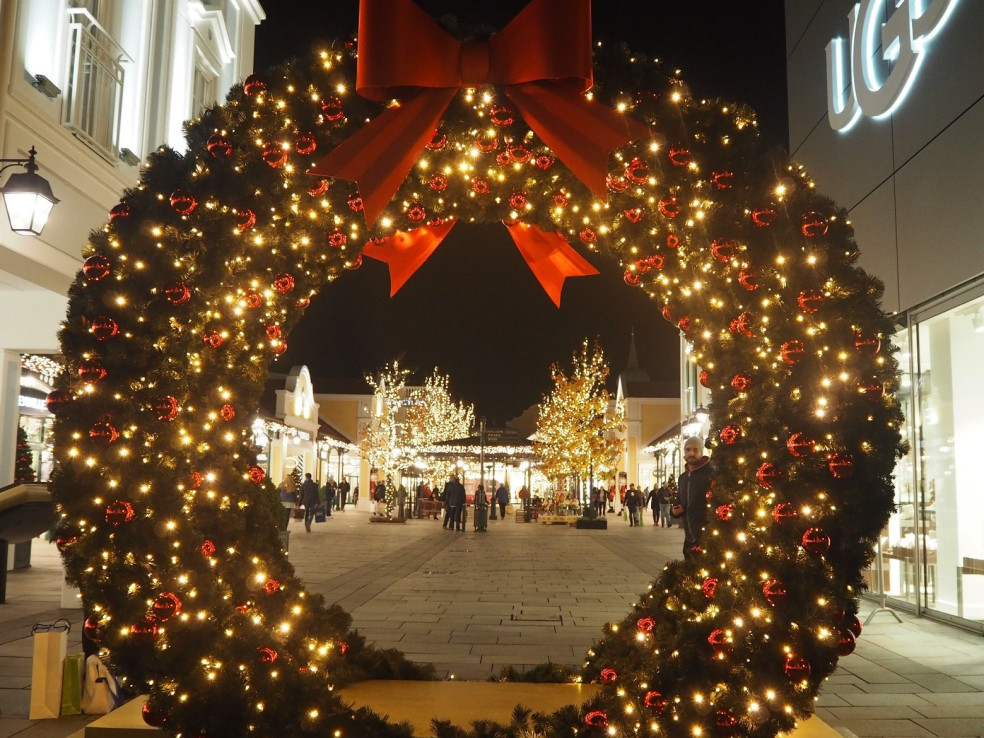 vianočná sezóna v Designer Outlet Parndorf