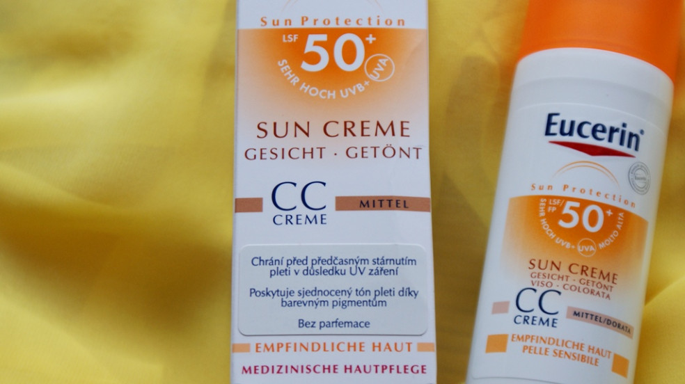 TEST: EUCERIN - CC Krém na Opaľovanie SPF 50