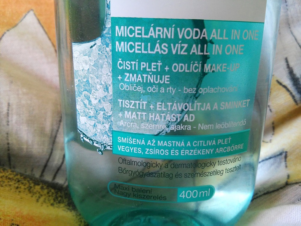 Garnier Pure Micelárna voda all in one