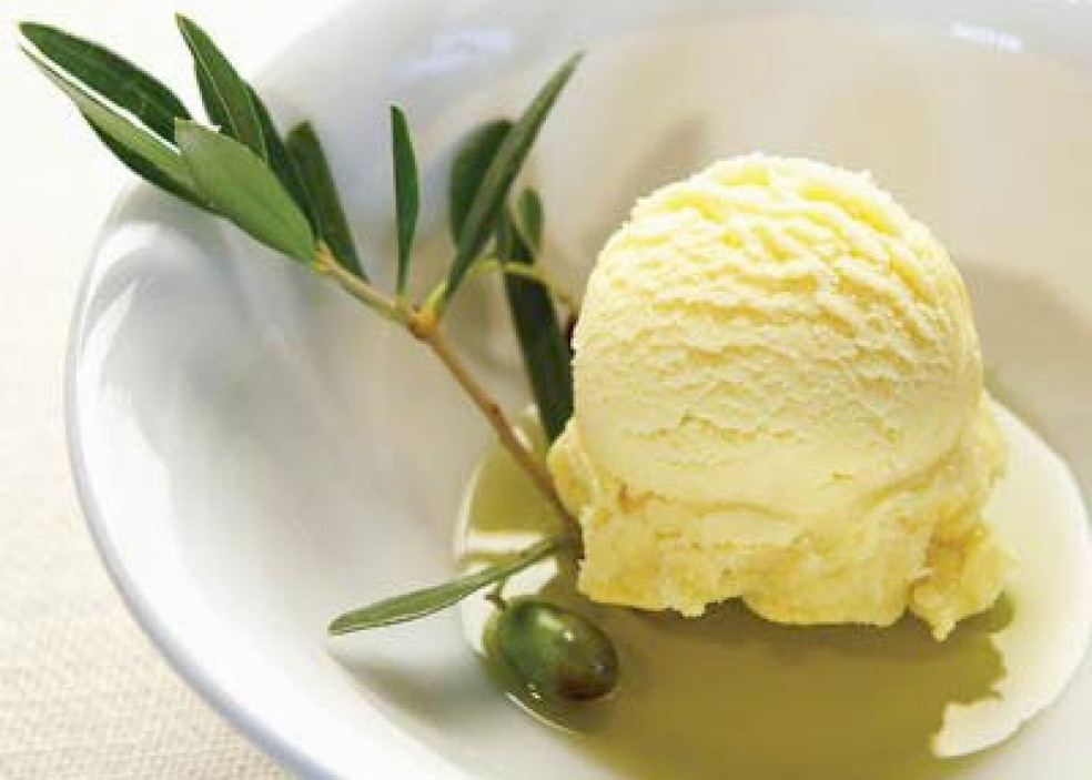 olivová zmrzlina