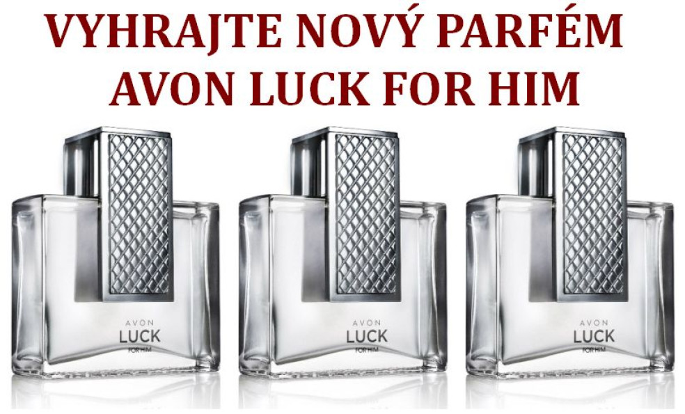 súťa o parfém avon luck for him