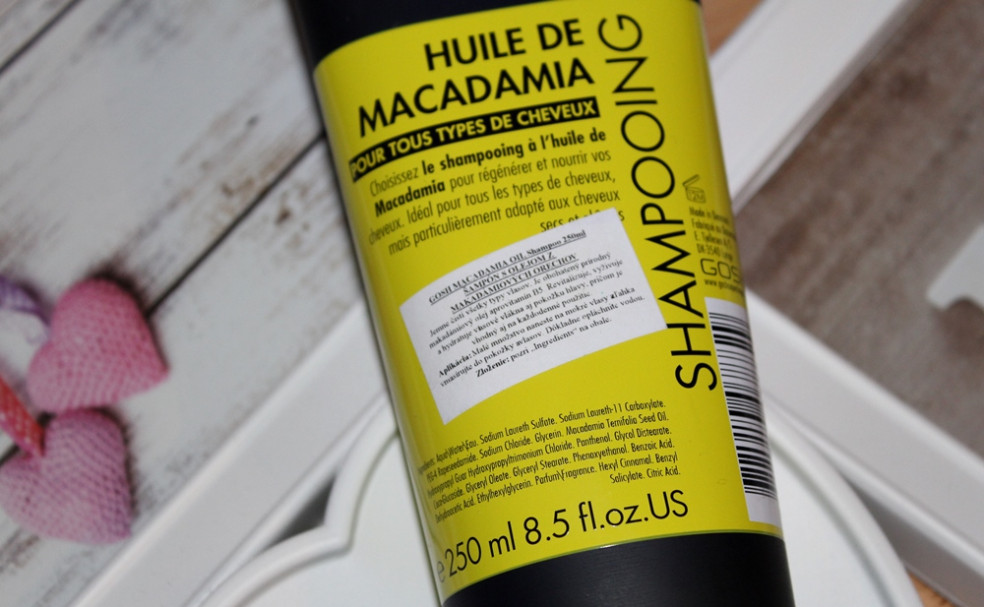 gosh macadamia oil shampoo