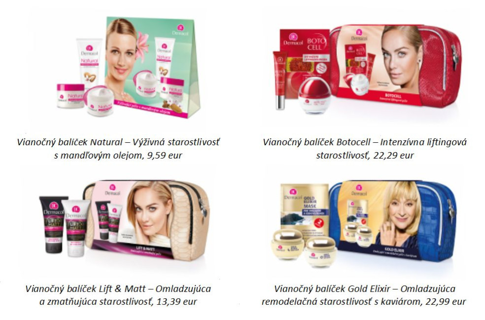 vianočný balíček antiaging kozmetiky