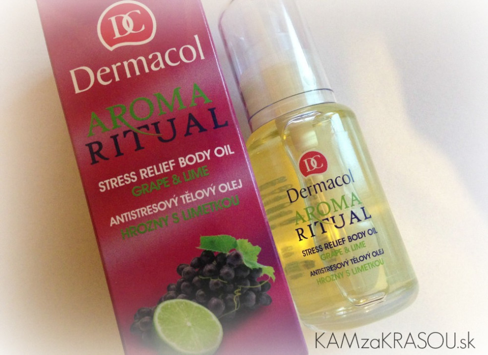 Dermacol grape lime aroma ritual stress fekuef body oil