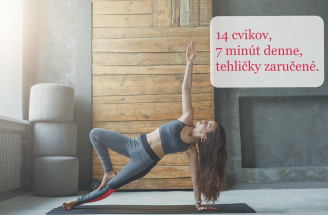 Rýchle cvičenie pre každého: Len 7 minút, 14 cvikov a tehličky máš zaručené!