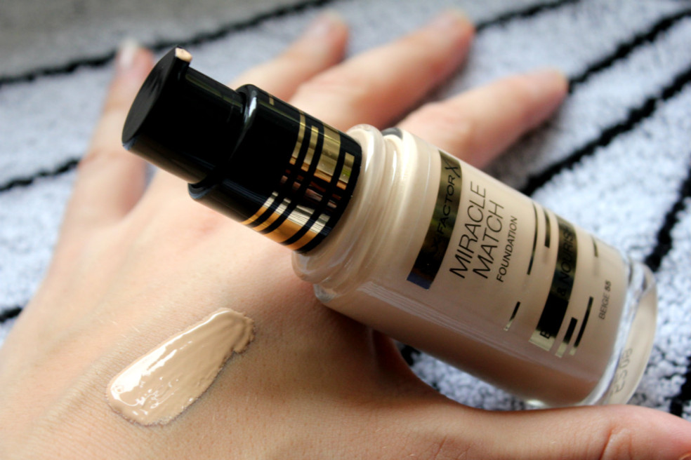 TEST: Max Factor Miracle Match Foundation make-up