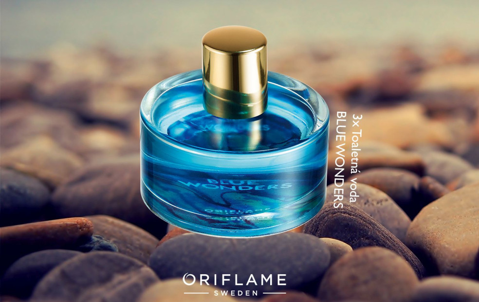 HRAJTE O TRI NOVÉ LETNÉ VÔNE BLUE WONDERS OD ORIFLAME!