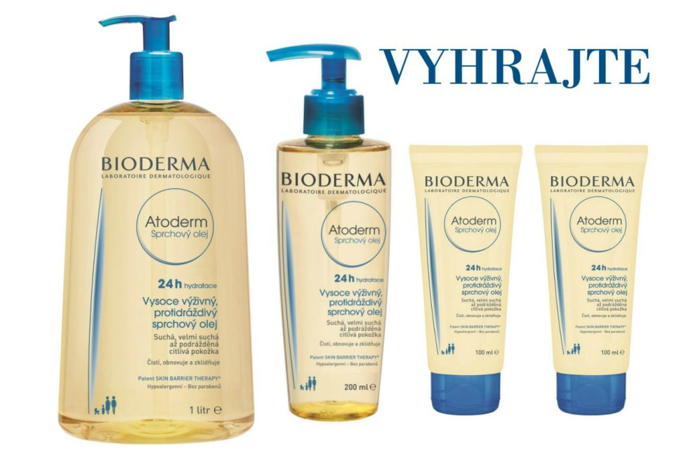 atoderm sprchový olej bioderma súťaž