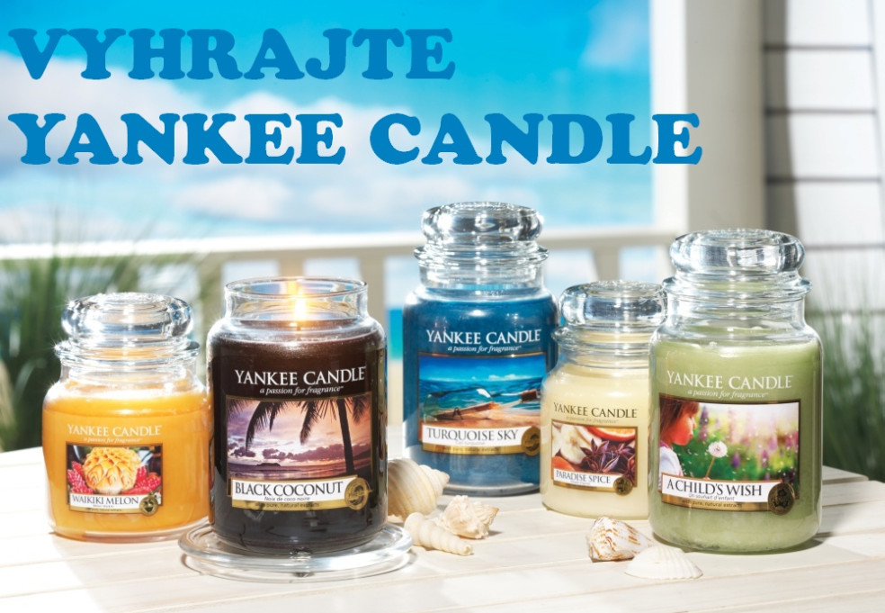 súťaž o sviečky yankee candle