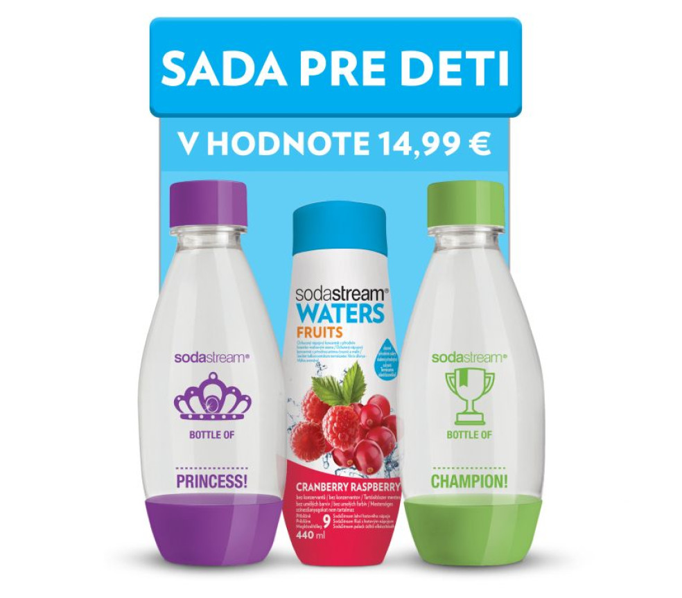 Hrajte o Sirupy a 0,5l Flaše SodaStream