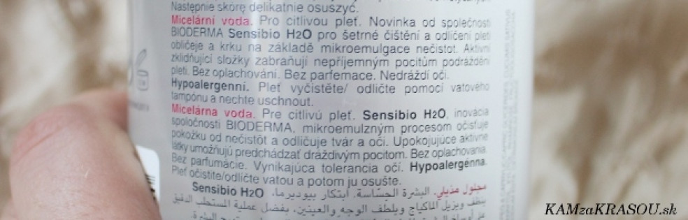 Bioderma - Sensibio micelárna voda