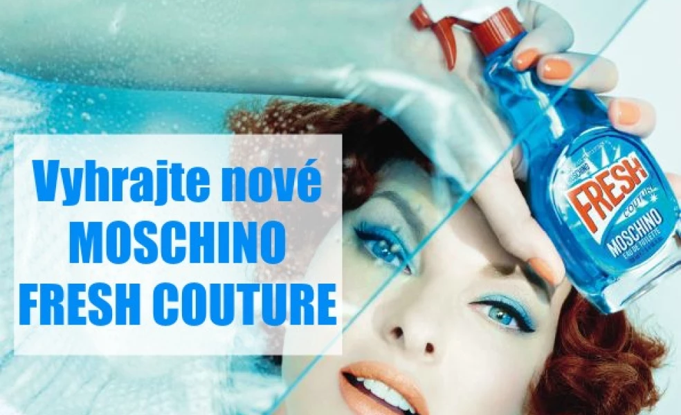 Hrajte o novú toaletnú vodu MOSCHINO FRESH COUTURE