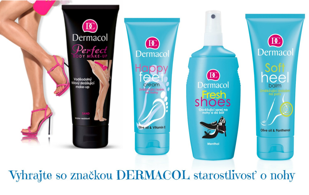 Hrajte o balíčky produktov pre dokonalé nohy od značky DERMACOL