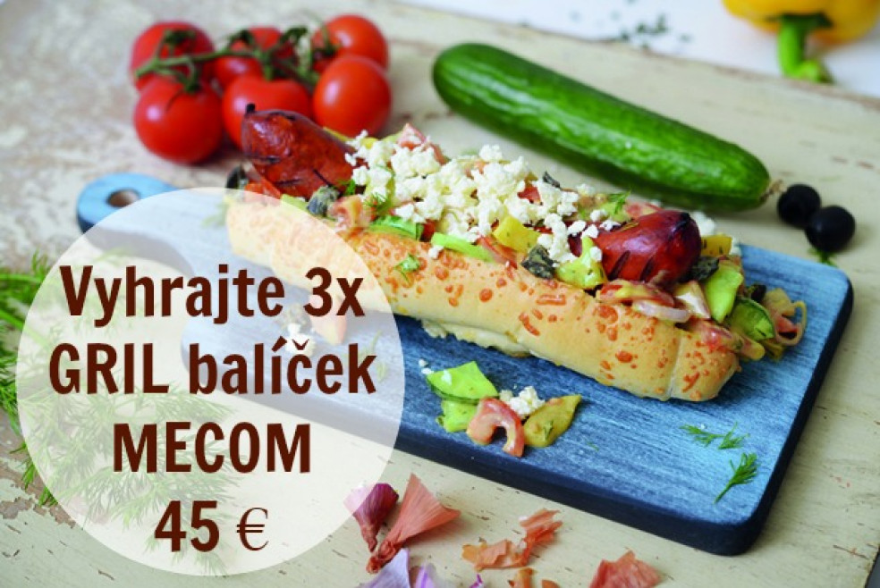 Vyhrajte 3x balíček MECOM s kompletnou výbavou na grilovačku (45 €)