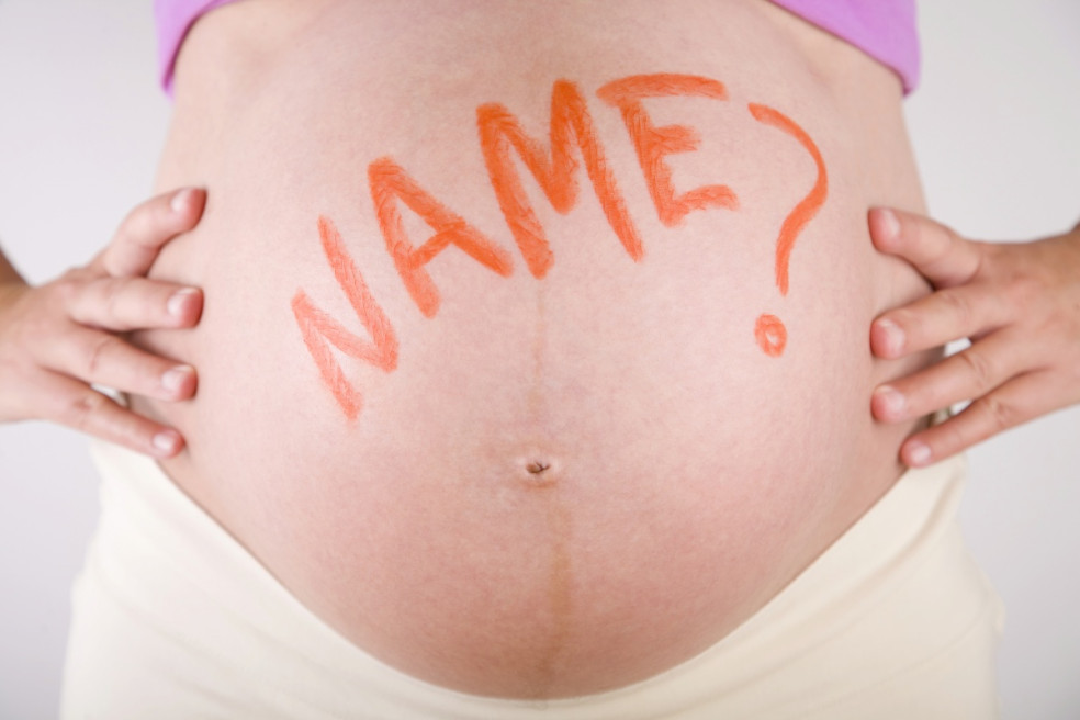 tehotná žena, meno dieťaťa