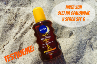 TEST: NIVEA SUN – olej na opaľovanie v spreji SPF 6 (200 ml)