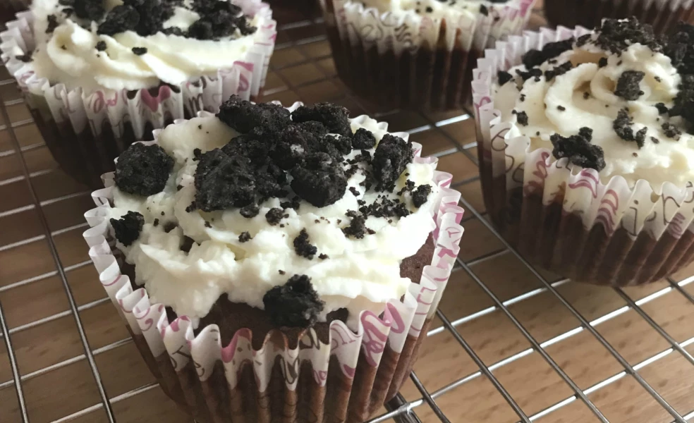 Oreo muffiny recept