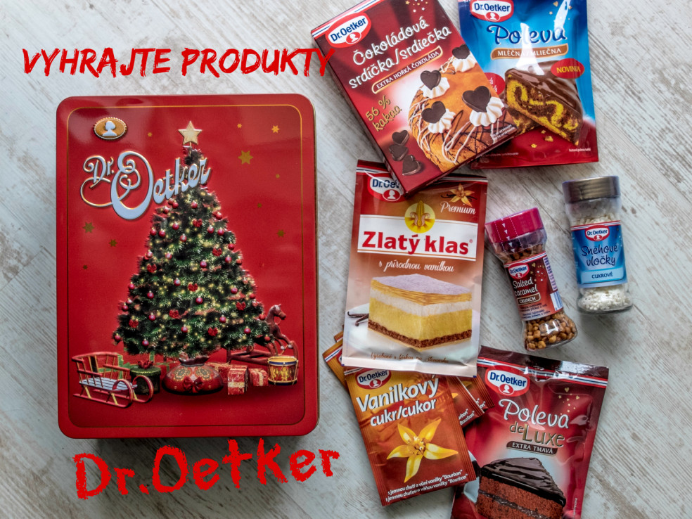 Hrajte o balíčky produktov a pomocníkov na pečenie Dr.Oetker