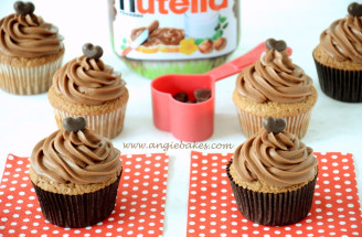 Angie pripravuje: Nutellové cupcakes