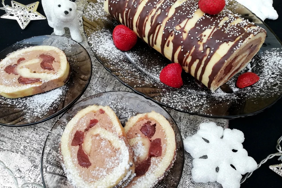 čokoládová roláda